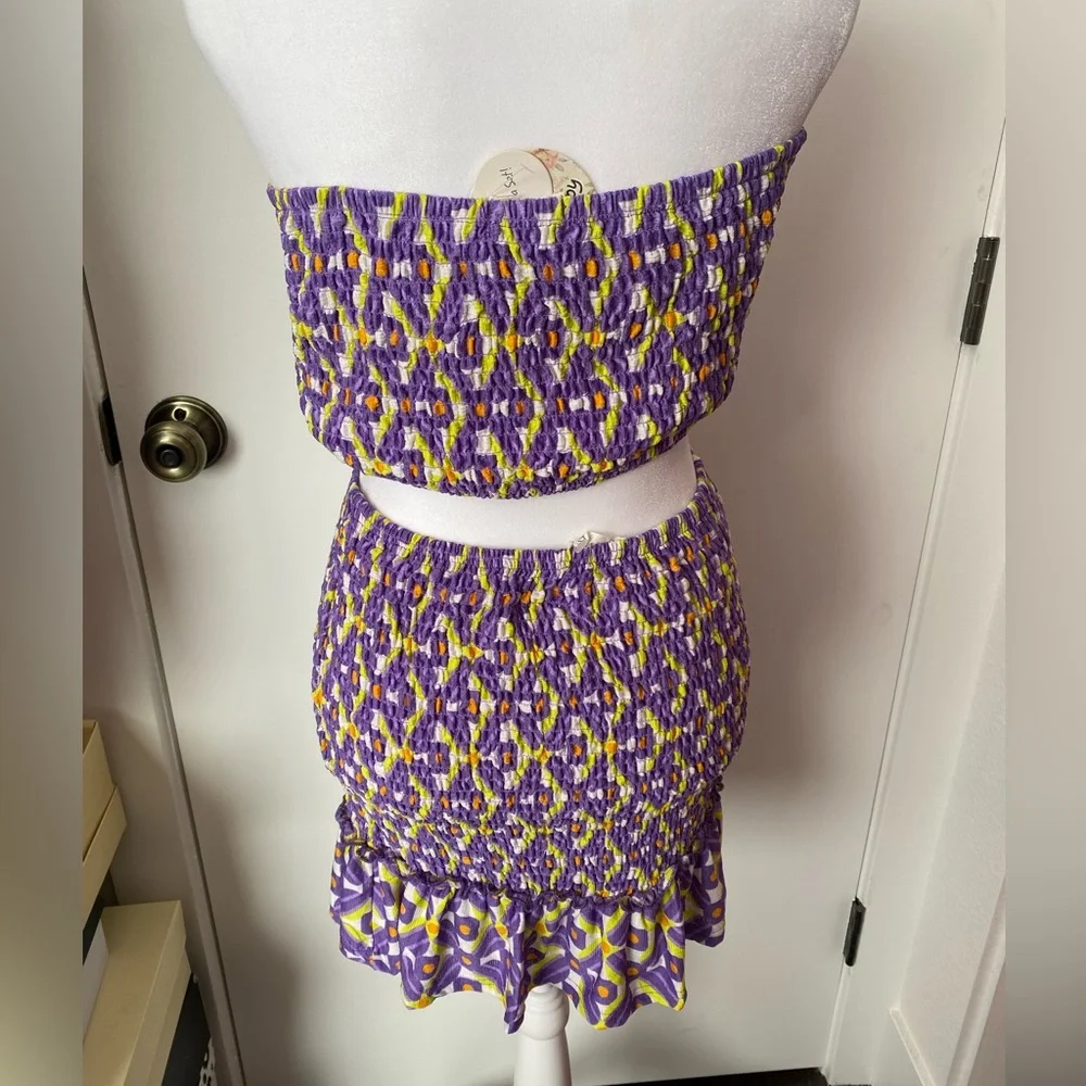 Cute 2pc Matching Set NWT 💜💛 - Picture 3 of 4